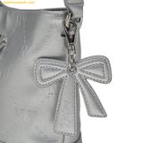  Túi Đeo Chéo MLB Shoulder Bag, New York Yankees Monogram Embo Bucket Bag 7ACRM066N-50SIS 
