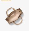  Túi Đeo Chéo Michael Kors Arden Small Signature Logo Messenger Bag Camel 