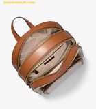  Balo Michael Kors Jaycee Large Logo Backpack 35S2G8TB7B Trắng Vanilla Logo 