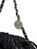  Túi Đeo Chéo MLB Basic Quilted PU Mini Bucket Crossbody Bag New York Yankees Black 3ACRBQ16N-50BKS 