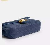  Túi Đeo Chéo Coach Tabby Chain Crossbody Bag 19 With Quilting Light Denim CCD85 