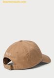  Mũ Lưỡi Trai Polo Ralph Lauren The Iconic Cotton Chino Ball Cap 59 Rustic Tan 