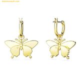  Bông Tai, Khuyên Tai Swarovski Idyllia Drop Earrings Butterfly, Multicolored, Gold-tone Plated – SKU 5670055 