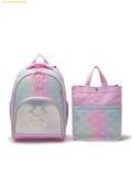  Balo Kèm Túi Tote MLB Aurora Monogram Backpack Set NY L.Pink 7FBKM015N-50PKL 