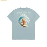  Áo Phông ADLV Surf Bear Short Sleeve T-Shirt Xanh Mint 