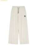  Quần Dài Ống Suông MLB Women's Varsity Sweater Wide Pants NY (Cream) 3FPTV0344-50CRS 