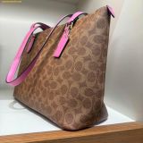  Túi Tote Coach Gallery Tote Bag In Signature Canvas CW381 