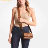  Túi Tote Michael Kors Greenwich Extra-Small Saffiano Leather Sling Crossbody Bag Nâu 