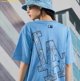  Áo Phông MLB Megalogo Paisley LA Dodgers L.Blue 