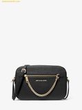 Túi Đeo Chéo Michael Kors Jet Set Large Saffiano Leather Crossbody Bag Black 35S1GTTC7L 