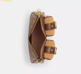  Túi Đeo Vai Coach Ashton Bag With Signature Canvas Vintage Brown CCZ24 