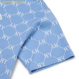  Áo Phông MLB Diamond Monogram New York Yankees Blue 3ATSM3023-50BLS 