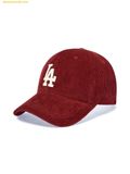  Mũ Lưỡi Trai MLB Corduroy Unstructured Ball Cap LA Dodgers 3ACPWC156-07WIS - Đỏ Đô (Nhung Tâm) 
