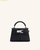  Túi Xách JW PEI Elise Top Handle Bag Size 20 - Đen 