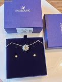 Bộ Dây Chuyền Và Lắc Tay Swarovski Idyllia set Mixed cuts, Sun, Yellow, Mixed metal finish 5616267 