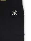  Quần Dài Túi Hộp MLB Basic Small Logo Cargo Wide Pants NY (Black) 3APTB0944-50BKS 
