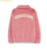  Áo Khoác Lông MLB Ecofur Varsity Jacket 3AFDV0236-45PKM - Hồng 
