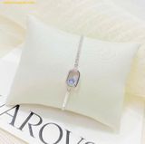  Vòng Tay Swarovski Una bracelet Circular cut, oval, blue, rhodium plated - SKU 5646749 