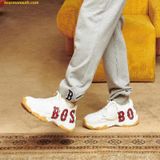  Giày Thể Thao MLB BigBall Chunky P Mega Logo Boston Red Sox Ivory 3ASHC2B2N-43RDS 