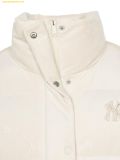  Áo Khoác Phao MLB Women's Diamond Monogram Tonton Velvet Crop Padding NY (D.Cream) 3FDJM1046-50CRD 