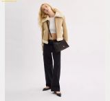  Túi Xách Coach Laurel Shoulder Bag In Signature Canvas CV975 Đen Logo 