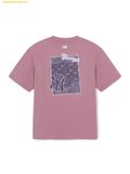  Áo Phông MLB Vintage Denim-like Monotive Oversized Short Sleeve T-shirt New York Yankees Pink 3ATSM0763-50PKS 