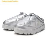  Dép Sục MLB Plush Quilting Mule New York Yankees 3AWBQWM46-50GRS - Xám 