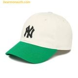  Mũ Lưỡi Trai MLB Basic Coloration Ball Cap New York Yankees 3ACP3303N-50GNP - Xanh Trắng 