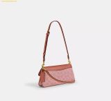  Túi Đeo Vai COACH Jet Shoulder Bag In Signature Canvas Melon Pink CBA83 