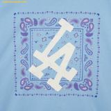  Áo Phông MLB Paisley Big Logo One-Point Short-Sleeve T-Shirt LA (L.SKY BLUE) 3ATSI0133-07SBL 