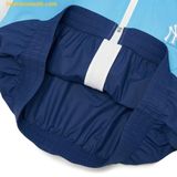  Áo Khoác Gió MLB Women's Crop Colorblock Windbreaker 3FWJB0421-50NYL Xanh Phối Trắng 