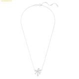  Dây Chuyền Swarovski Volta Necklace Bow, Small, White, Rhodium Plating 5647583 