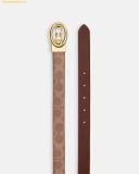  Thắt Lưng Nữ Coach Signature Buckle Cut To Size Belt, 25 Mm CZ196 Tan Brown 