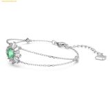  Vòng Tay, Lắc Tay Swarovski Idyllia bracelet Mixed cuts, Sun, Green, Rhodium plated 5642960 