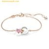 Vòng Tay , Lắc Tay Swarovski Connexus Braceletmixed Cuts, Heart, Pink, Mixed Metal Finish 5690038