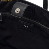  Túi MLB Korea Diamond Monogram Jacquard Tote Bag New York Yankees Black 3AORL014N-50BKS 