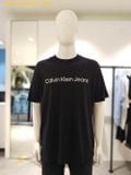  Áo Thun Calvin Klein Jeans Institutional Logo T-Shirt Màu Trắng / Đen 