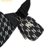  Túi Đeo Hông MLB Monogram Hip Sack New York Yankees 3AHSM012N-50BKS Màu Đen 