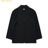  Áo Khoác Vest MLB Basic Medium Logo Blazer Light Jacket NY (Black) 