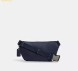  Túi Đeo Chéo Coach Elias Belt Bag In Signature Canvas Midnight Navy CZ400 