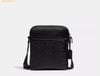 Túi Đeo Chéo Nam Coach Houston Flight Bag In Signature Leather 4009 Đen Logo Nỗi