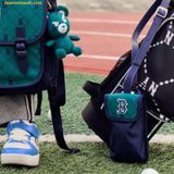  Túi Để Bình Nước MLB Diamond Monogram Jacquard Water Bottle Crossbody Bag BOS (Green) 7ACRMD63N-43GNS 