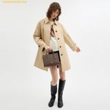  Túi Tote Vuông Coach Maggie Small Tote Bag CY668 Dark Stone 