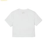  Áo Crop MLB Women's Varsity Crop Slim T-Shirts, Los Angeles Dodgers 3FTSV1843-07WHS White 