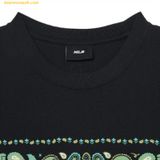  Áo Phông MLB Paisley Big Logo One-Point Short-Sleeve T-Shirt NY (Black) 3ATSI0133-50BKS 