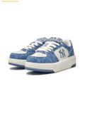  Giày Thể Thao MLB Chunky Liner Denim Monogram SL New York Yankees 3ASXM016N-50BLD D.Blue 