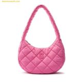  Túi Đeo Vai MLB Quilted Hobo Bag Medium CLE (Pink) 3ABQM0936-45PKS 