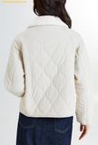 Áo Khoác SAPO Detachable collar lightweight quilted jacket Begi 