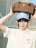  Túi Đeo Vai MLB Basic Sportive Tote Bag Boston Red Sox Neon Brown 3AORA016N-43BRN 