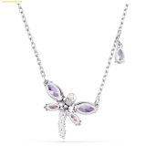  Dây Chuyền Swarovski Ariana Grande x Swarovski pendant Mixed cuts, Dragonfly, Multicolored, Rhodium plated 5737383 